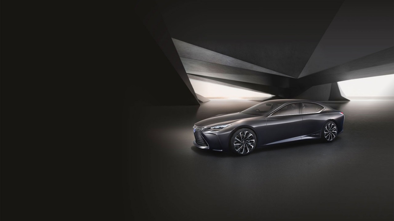 Lexus LF-FC Hydrogen Fuel-cell Sedan concept car 